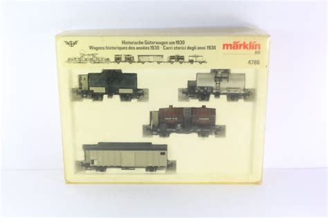 Märklin H0 4786 Model train freight wagon set 1 4 piece