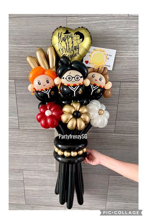 Balloon Harry Potter Flower Bouquet | Balloon Harry Potter | Harry ...