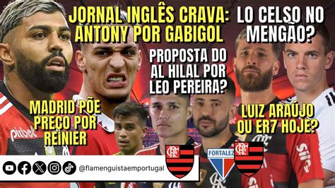 Ingleses Cravam Antony Por Gabi Lo Celso No Fla Pre O Por Reinier