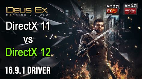 Deus Ex Mankind Divided DX11 Vs DX12 Benchmark R9 280X FX 8350 YouTube