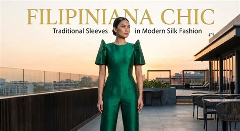 rise  filipiniana chic integrating traditional sleeves