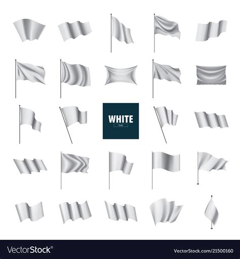 Waving the white flag on a background Royalty Free Vector