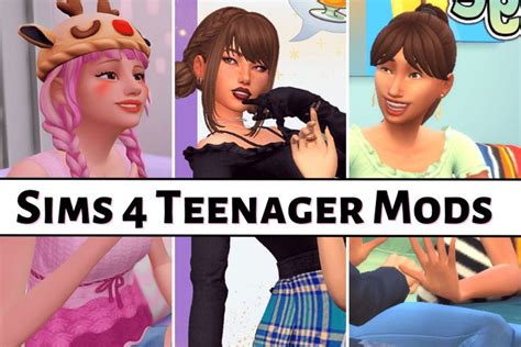 25+ Sims 4 Teenager Mods for Your Coolest Sims Ever (Updated!) | Sims 4 ...