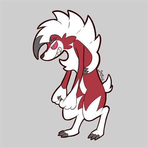 Lycanroc Midnight Sketch By B11ue On Deviantart