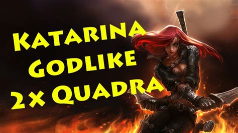 Lol Katarina Mid Vs Diana 2x Solo Quadrakill Youtube