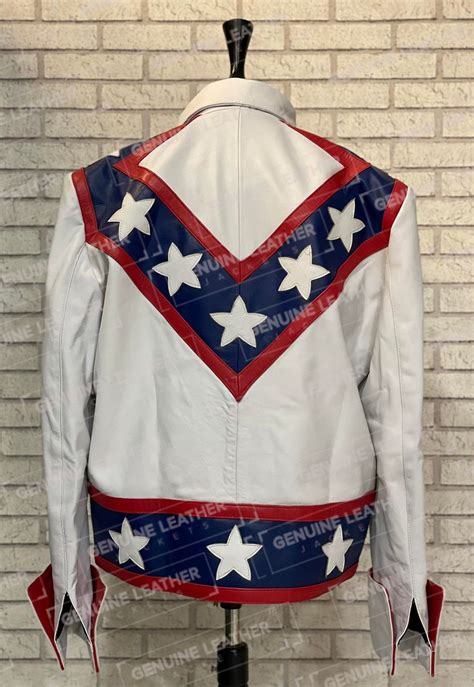 Daredevil Evel Knievel Leather Biker Jacket By Glj