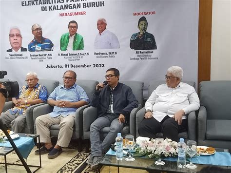 Elektabilitas Ganjar Mahfud Moncer Di Klaster Buruh Awiek PPP Rekam