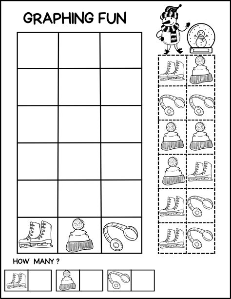 Winter Graphing Worksheets Winter Math Kindergarten Graphing Worksheets Library