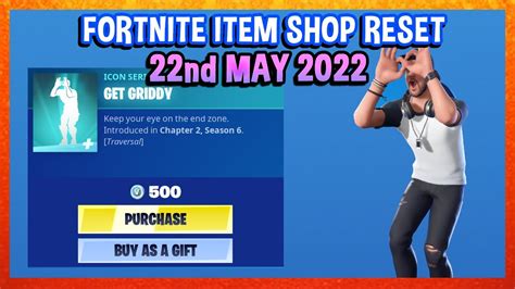 Get Griddy Emote Is Back Fortnite Item Shop Reset 22nd May 2022