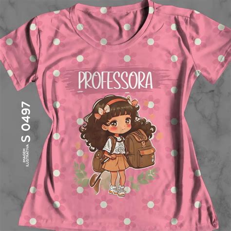 Blusa Feminina Educação Baby Look Professora 1502 Elo7