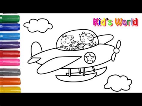 Peppa Pig Airplane Coloring Page Airplane Coloring Pages,, 42% OFF