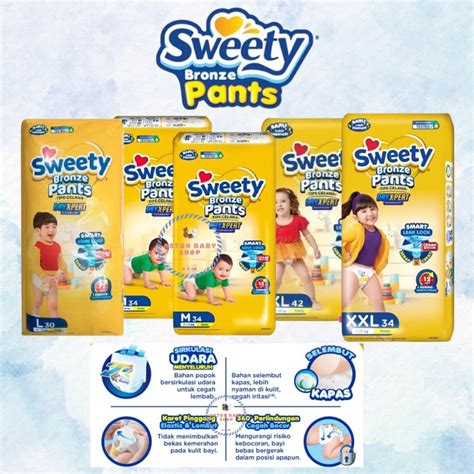 Jual Sweety Bronze Pants Dry Expert S M L Xl Xxl Popok Celana