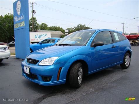 Aqua Blue Metallic 2007 Ford Focus Zx3 Se Coupe Exterior Photo 50124402