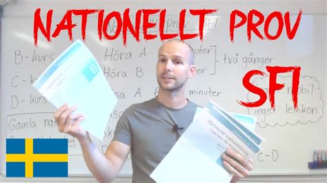 Nationellt Prov SFI Information YouTube