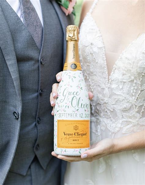 Hand Painted Champagne Bottles Wedding Bottles Wedding Champagne