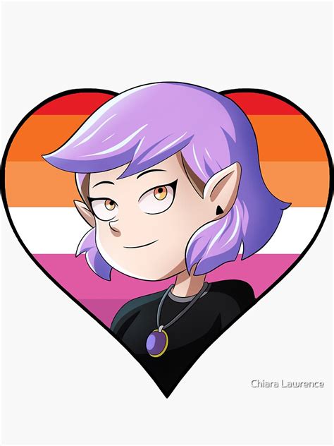 Amity Blight Lesbian Pride Sticker For Sale By S3riousnonsense