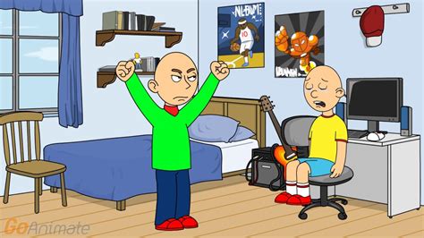 Caillou Makes A Grounded Video Out Of Hids Dadmakes His Dad Bald