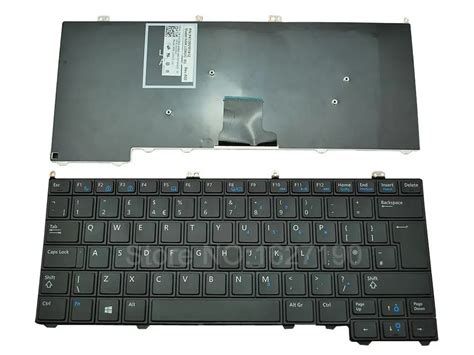 New Uk Keyboard For Dell Latitude E E E Black Win Laptop