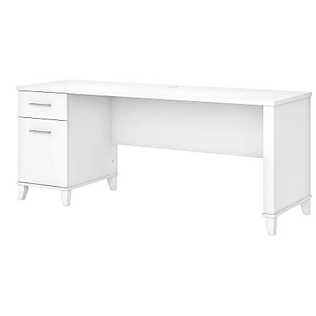 Bush Furniture Somerset Office W Computer Desk With Drawers White