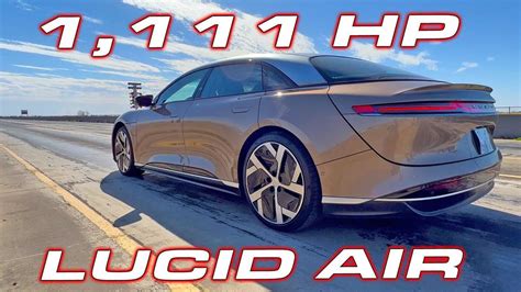 Watch Lucid Air Performance Testing: 0-60 MPH And 1/4 Mile