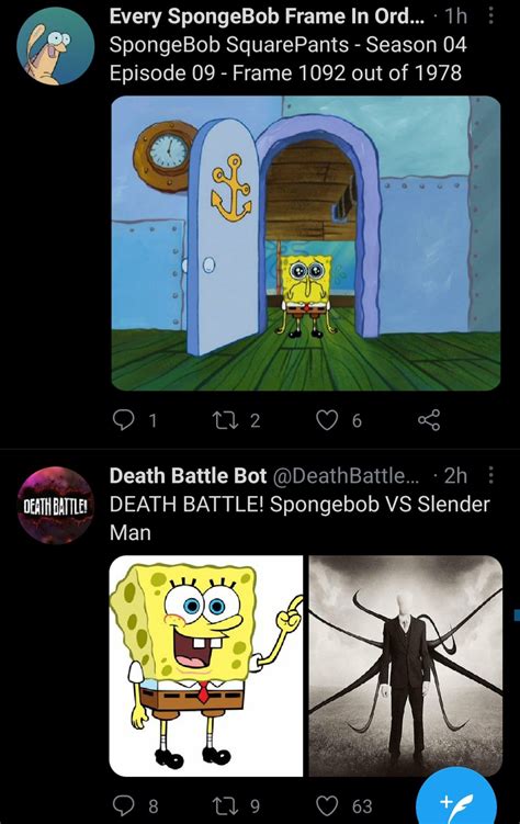 Slender Man Spongebob How Tough