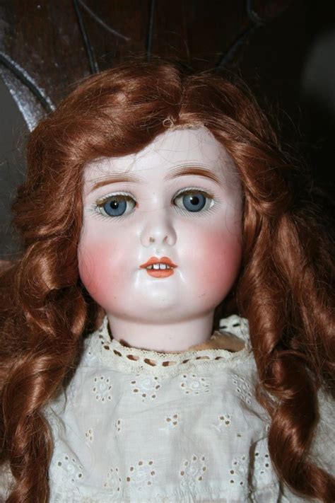 Very Pretty 25 Antique German Bisque Head Doll Marked A W Special