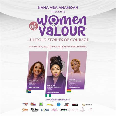 Omotola Jalade Ekeinde Charlotte Osei Others To Speak At Nana Aba