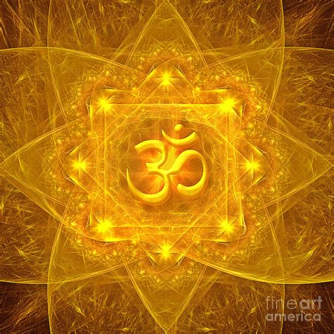 Authentic Om Digital Art By Alexa Szlavics Fine Art America