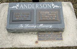 Glenn Clifford Anderson 1922 1995 Memorial Find A Grave