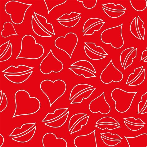 Premium Vector Abstract Seamless Love Pattern Valentines Day Wrapping