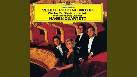 Verdi String Quartet In E Minor Allegro Youtube