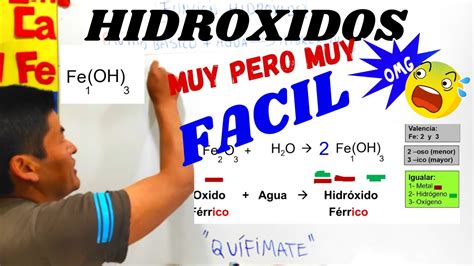 Hidroxidos O Bases Facil Y Sencillo De Aprender Notaci N Y Nomenclatura