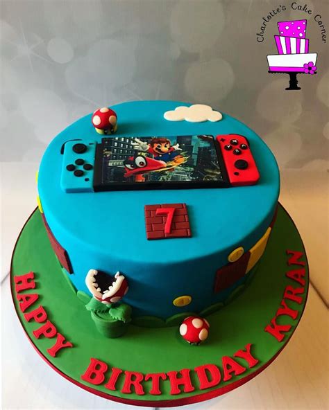 Nintendo Switch Cake Google Search Cake Mario Birthday Cake