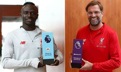 Jurgen Klopp Wins Manager Of The Month For March While Sadio Mane