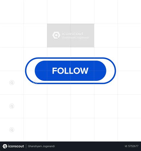 Follow button Animated Icon download in JSON, LOTTIE or MP4 format