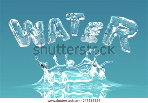 Water Splash Font Small Letters Blue Stock Photo Edit Now 247385839