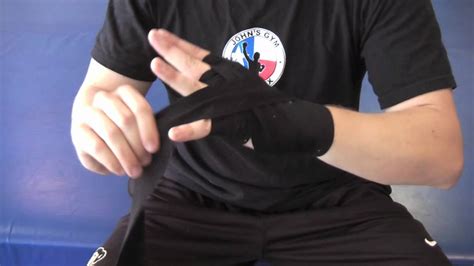 How To Wrap Your Hands For Muay Thai Kickboxing John S Gym Atx Youtube