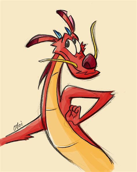 Mulan Mushu Fan Art