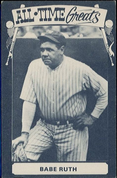 1975 TCMA All Time Greats NNO Babe Ruth Value Baseball Collectibles