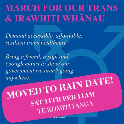 March For Trans Rights Auckland Pride Festival