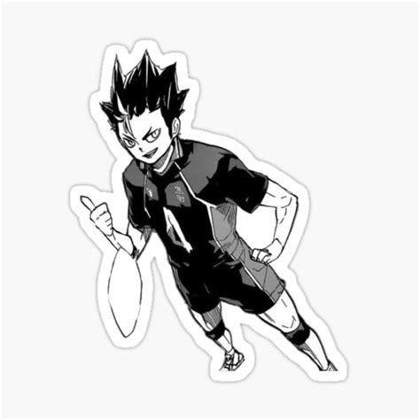 Haikyuu Nishinoya Sticker For Sale By Shinobic Redbubble