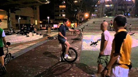 2014 Dec 04 Singapore Unicycle Beginners Youtube