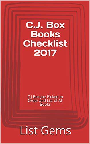 C J Box Books Checklist 2017 C J Box Joe Pickett In Order And List Of