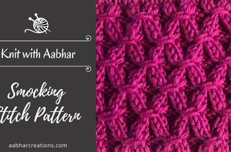 Knit With Aabhar Foaming Waves Stitch Pattern Aabhar Creations