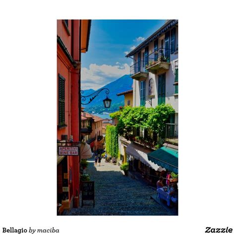 Bellagio Poster Italy Poster Lake Como Italy Lake Como