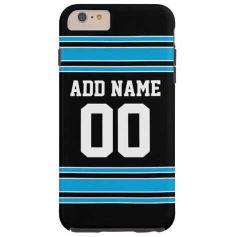 Black Blue Football Jersey Custom Name Number Case Mate Iphone Case