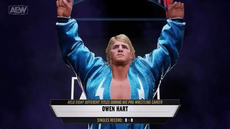 AEW Fight Forever Owen Hart Entrance YouTube