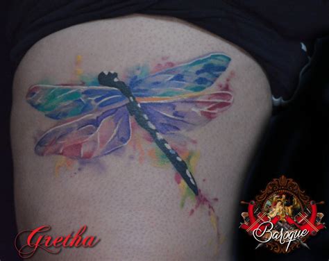 Watercolor dragonfly tattoo | Watercolor dragonfly tattoo, Dragonfly ...