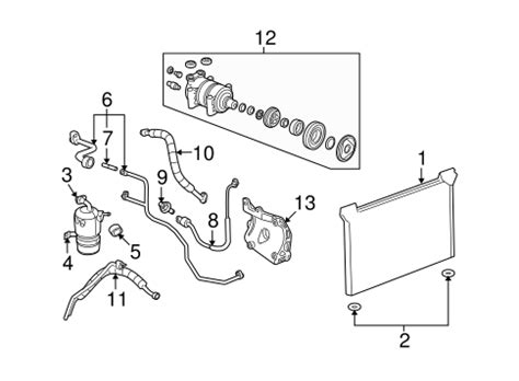 Condenser Compressor Lines For 2008 GMC Yukon XL 1500