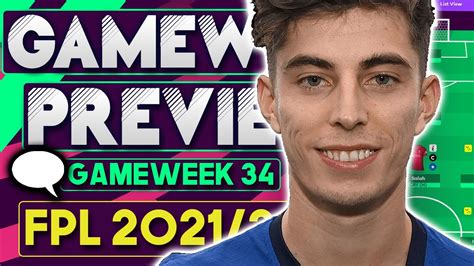 FPL GAMEWEEK 34 FINAL THOUGHTS GW34 Fantasy Premier League Tips